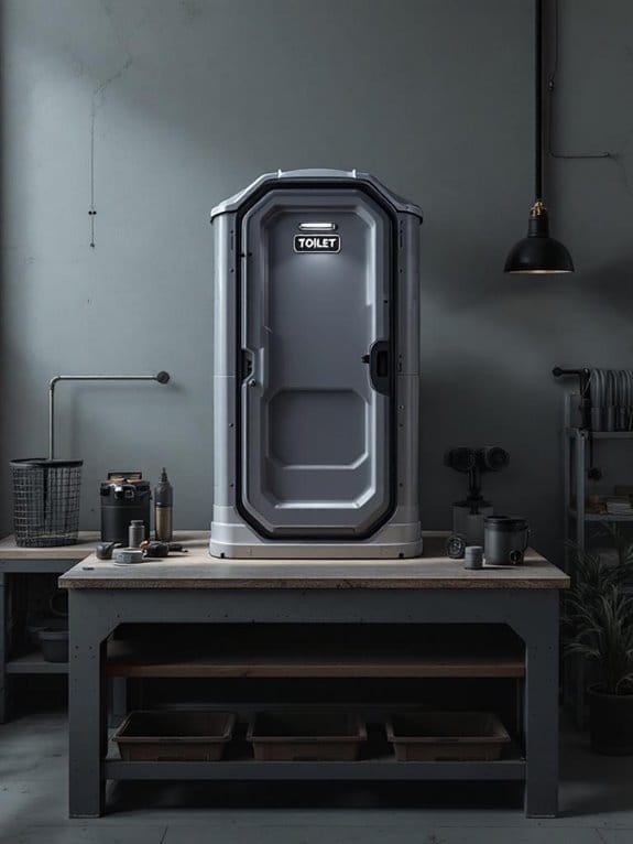 comfortable outdoor toilet options