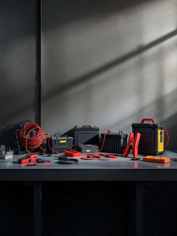 essential car battery jumpers