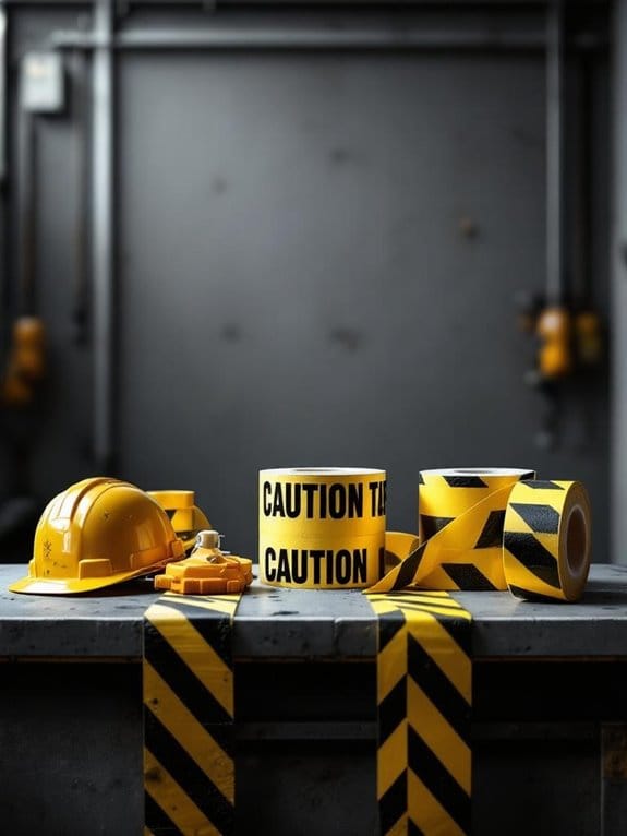 eye catching caution tape designs