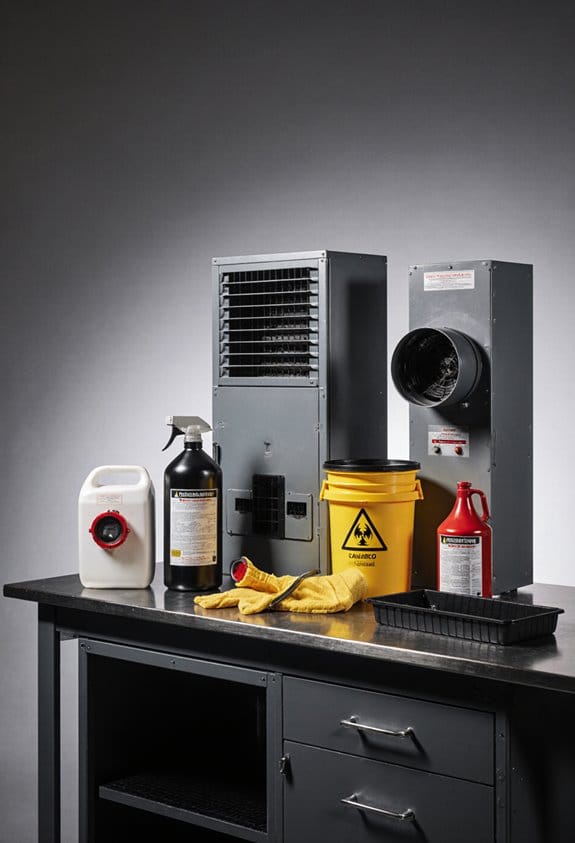 garage solvent safety precautions