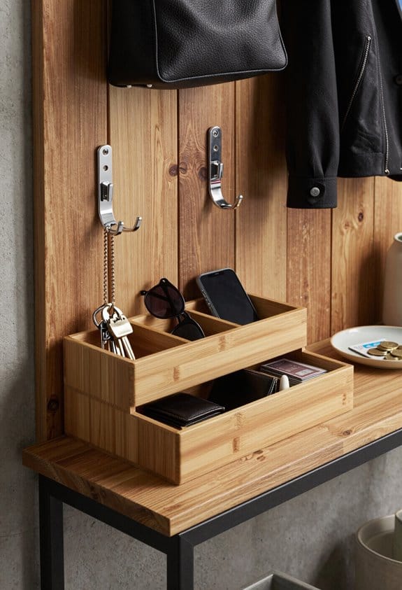 organized grab and go station