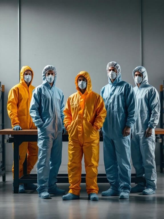 reliable disposable coveralls selection