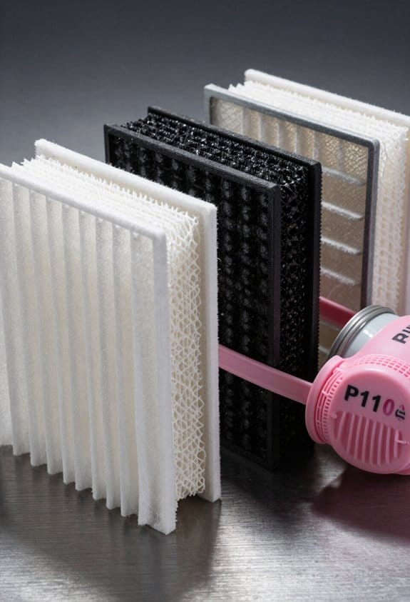 respirator filter ratings explained