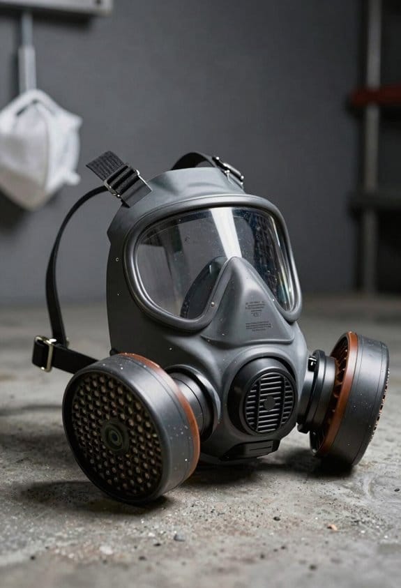 respirator for airborne particles