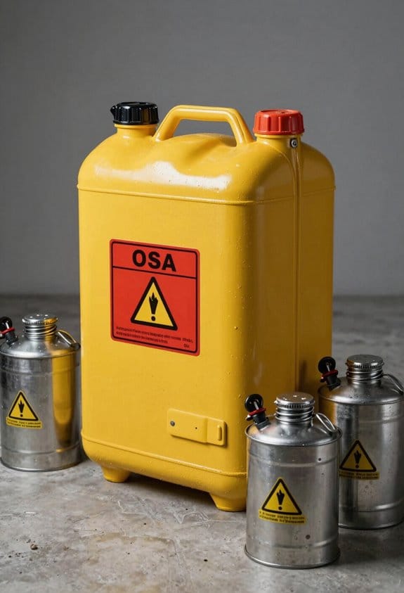 safe flammable solvent storage