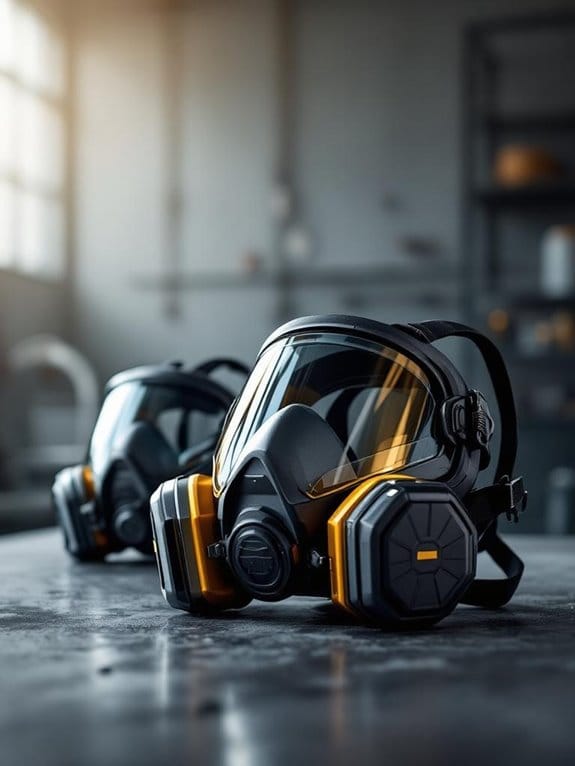 top half face respirators