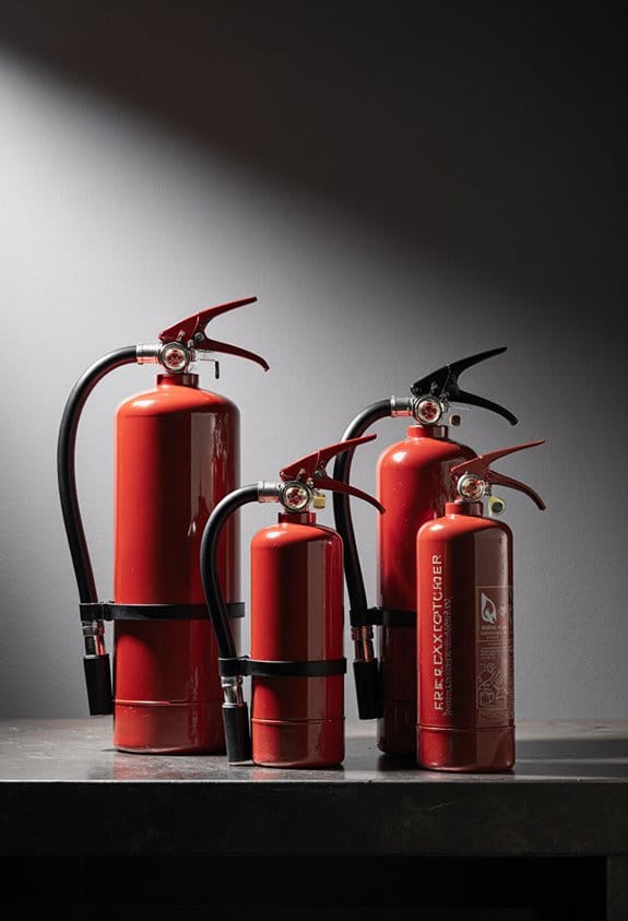 workshop fire extinguisher types